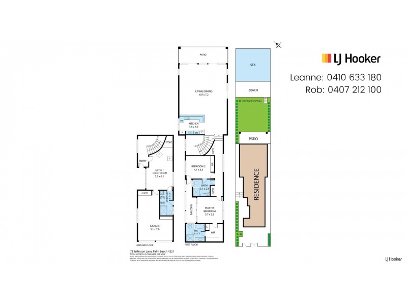 73 Jefferson Lane, Palm Beach QLD 4221 Floorplan