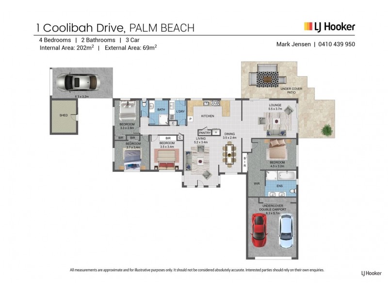 1 Coolibah Drive, Palm Beach QLD 4221 Floorplan