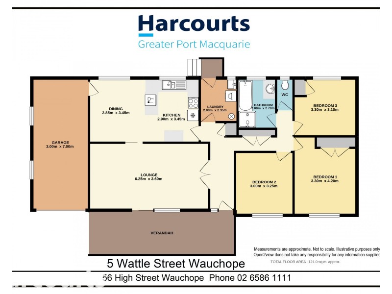 5 Wattle Street, Wauchope NSW 2446 Floorplan