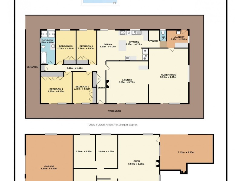 74 Frazers Creek Road, Beechwood NSW 2446 Floorplan