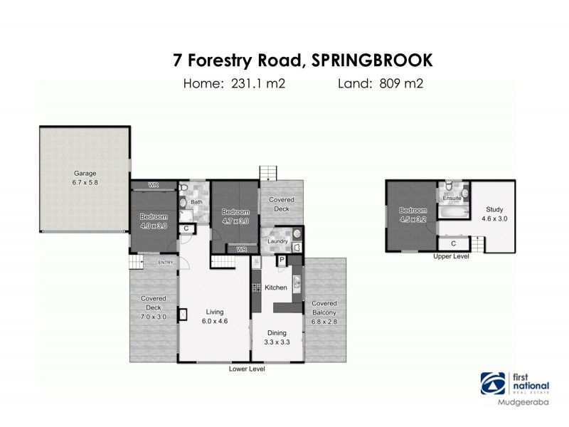 7 Forestry Road, Springbrook QLD 4213 Floorplan