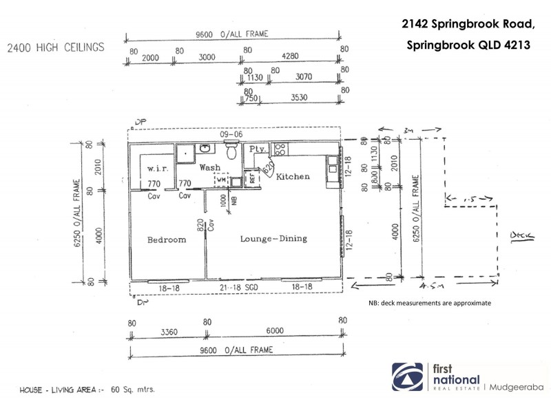 2142 Springbrook Road, Springbrook QLD 4213 Floorplan
