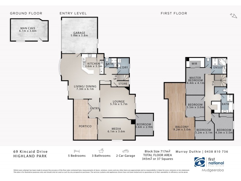 69 Kincaid Drive, Highland Park QLD 4211 Floorplan