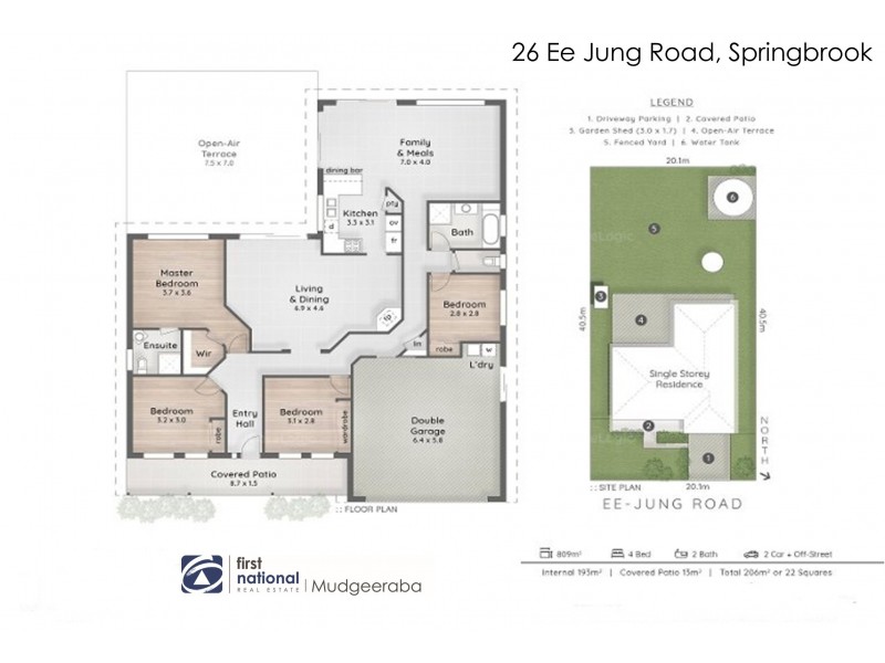 26 Ee Jung Road, Springbrook QLD 4213 Floorplan
