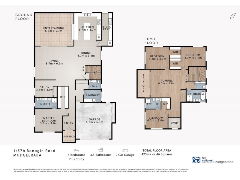 57b Bonogin Road, Mudgeeraba QLD 4213 Floorplan