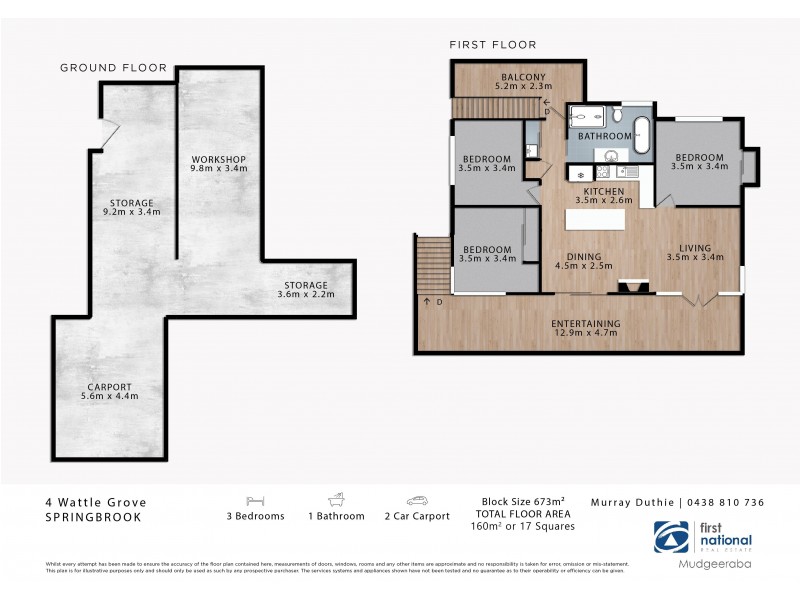 4 Wattle Grove, Springbrook QLD 4213 Floorplan