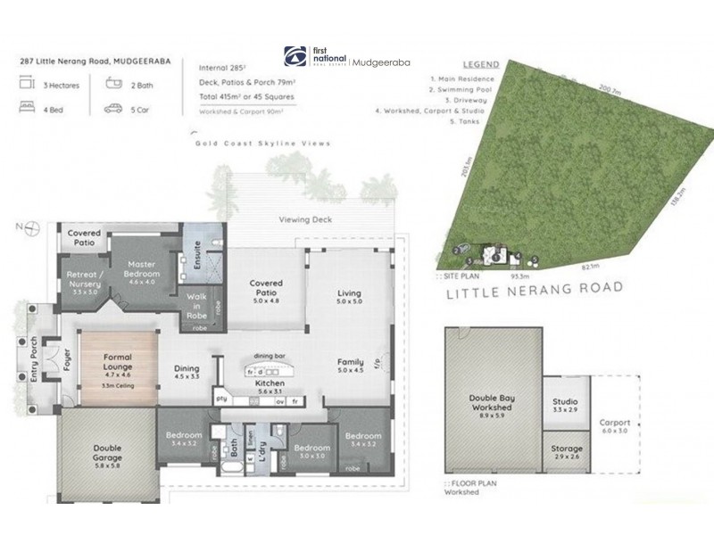 287 Little Nerang Road, Mudgeeraba QLD 4213 Floorplan