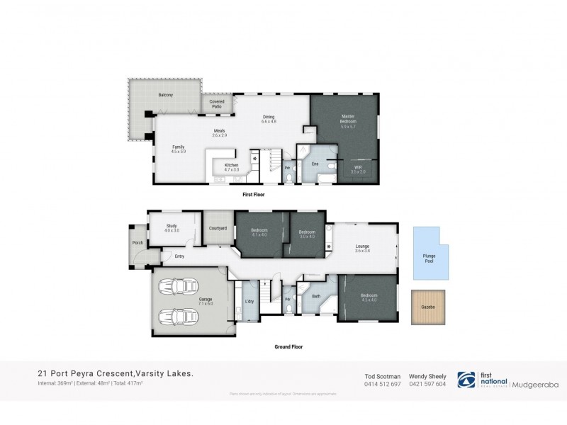 21 Port Peyra Crescent, Varsity Lakes QLD 4227 Floorplan