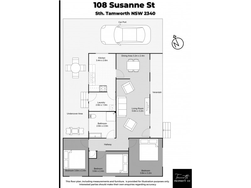 108 Susanne Street, Tamworth NSW 2340 Floorplan