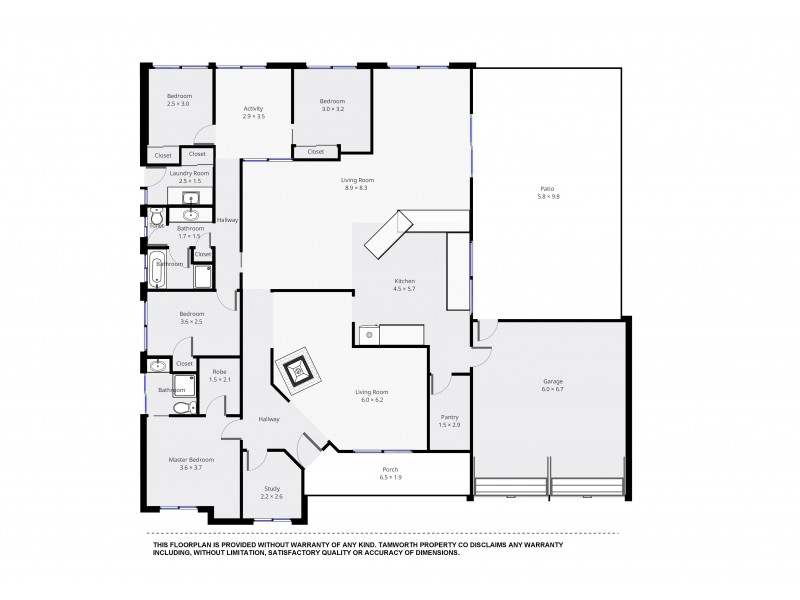 8 Warwick Road, Tamworth NSW 2340 Floorplan