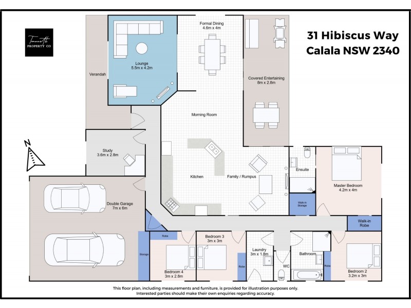 31 Hibiscus Way, Tamworth NSW 2340 Floorplan