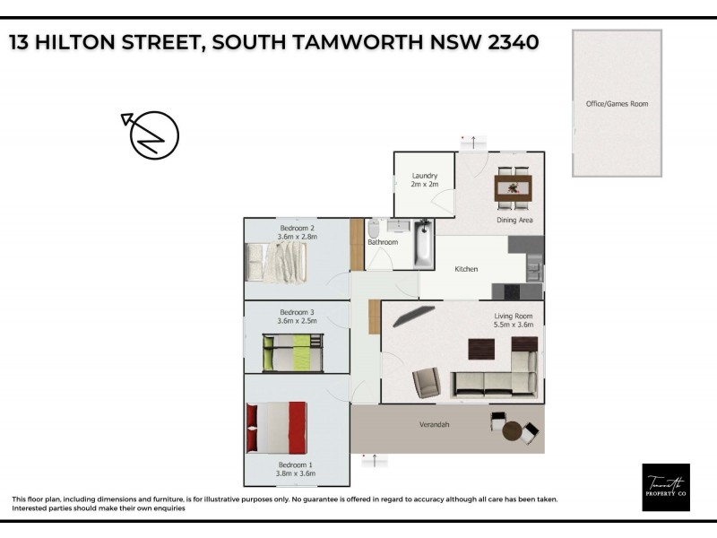 13 Hilton Street, Tamworth NSW 2340 Floorplan