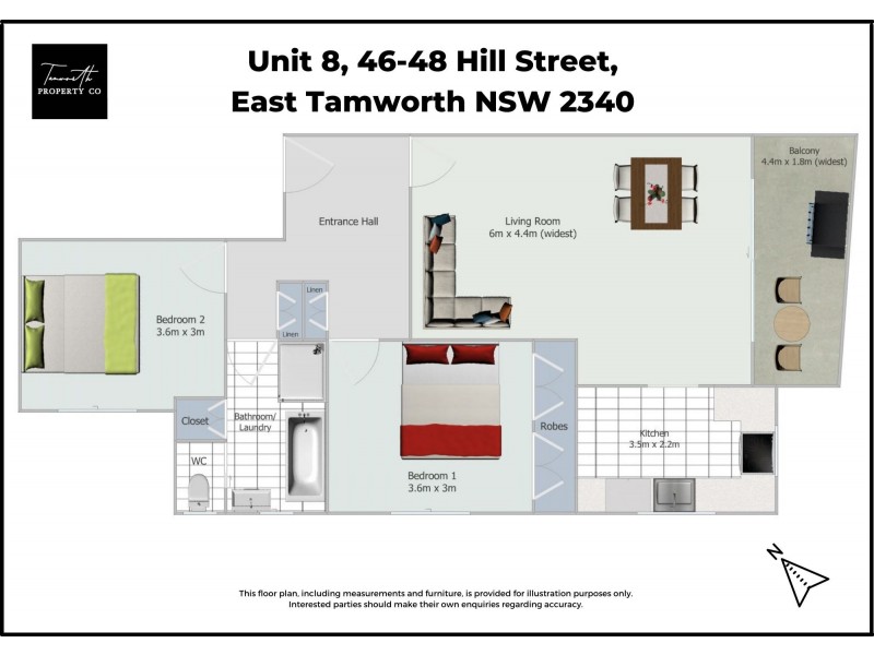 8/46-48 Hill Street, Tamworth NSW 2340 Floorplan