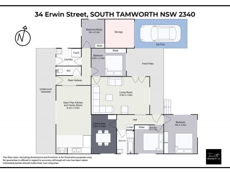 34 Erwin Street, Tamworth NSW 2340 Floorplan