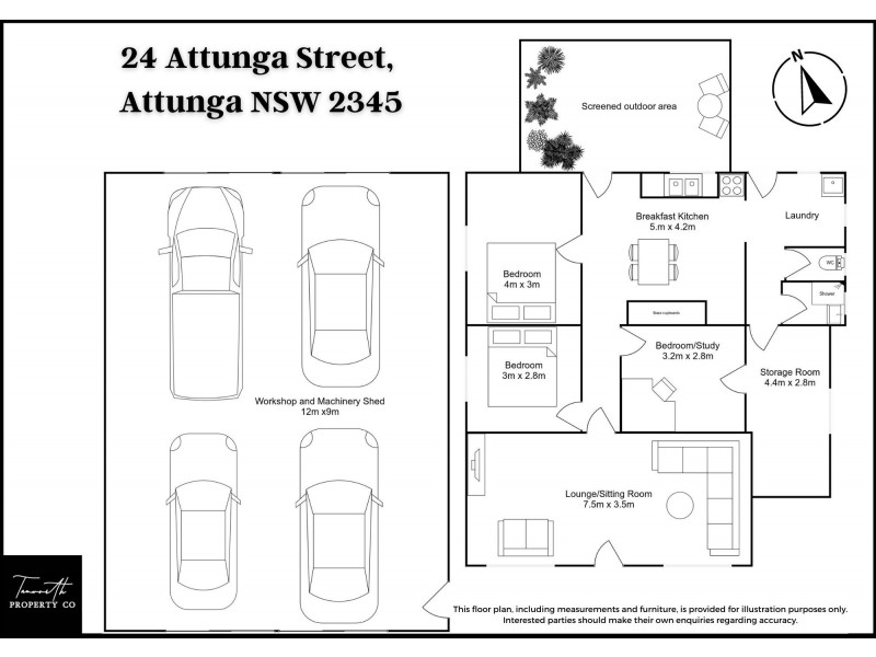 24 Attunga Street, Attunga NSW 2345 Floorplan