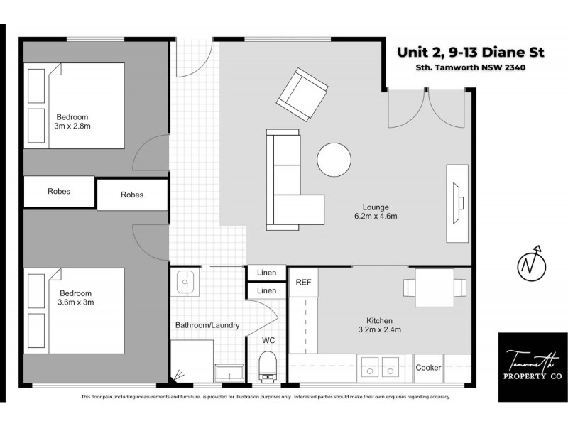 2/9-13 Diane Street, Tamworth NSW 2340 Floorplan