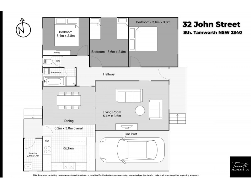 32 John Street, Tamworth NSW 2340 Floorplan