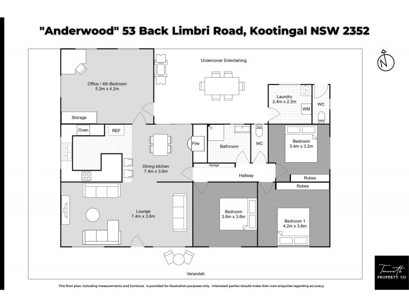 53 Back-Limbri Road, Moonbi NSW 2353 Floorplan