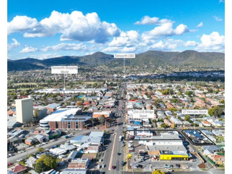 216-218 Bridge & 25 & 27 Hercules St, Tamworth NSW 2340