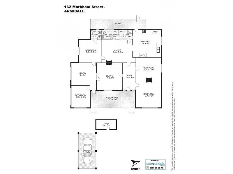 162 Markham Street, Armidale NSW 2350 Floorplan