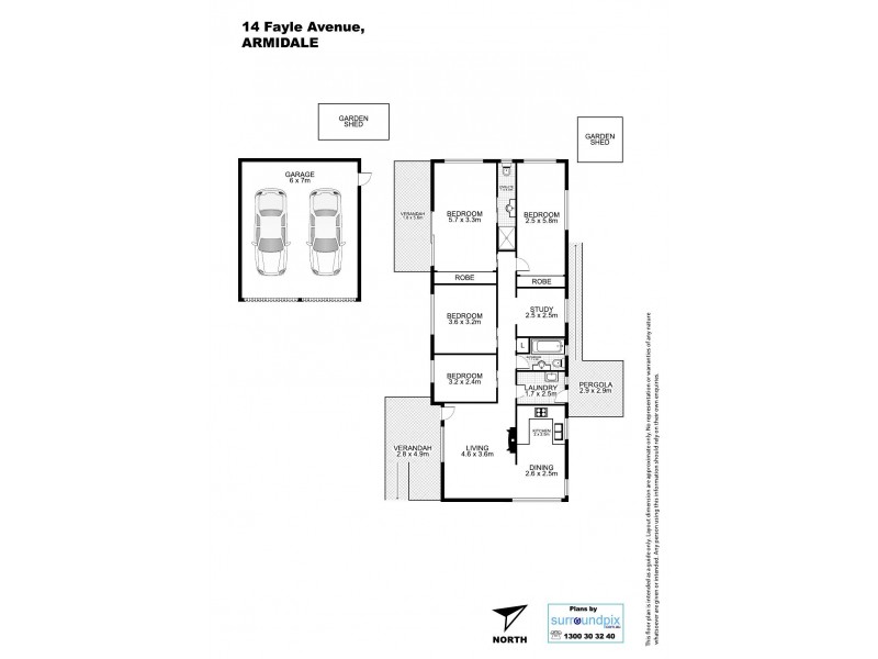 14 Fayle Avenue, Armidale NSW 2350 Floorplan