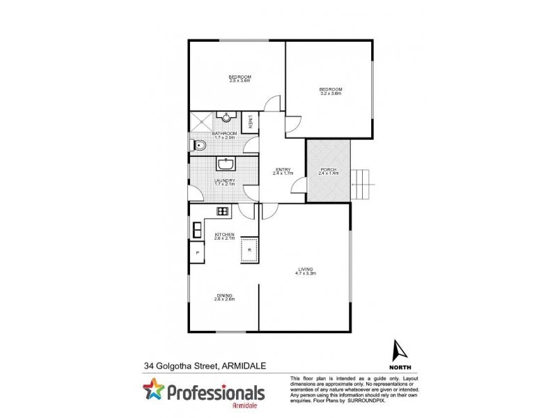 36 Golgotha Street, Armidale NSW 2350 Floorplan