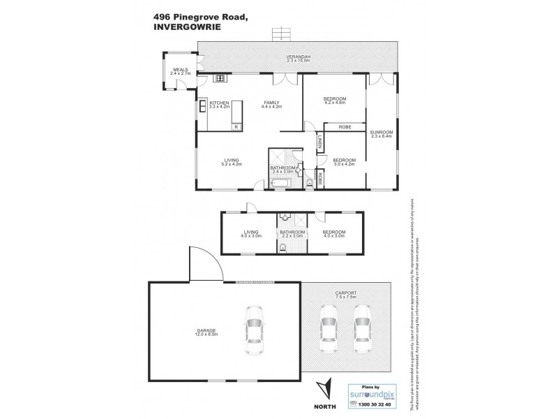 496 Pinegrove Road, Invergowrie NSW 2350 Floorplan