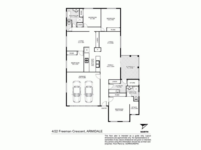 4/22 Freeman Crescent, Armidale NSW 2350 Floorplan