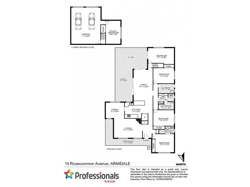 15 Rosecommon Avenue, Armidale NSW 2350 Floorplan