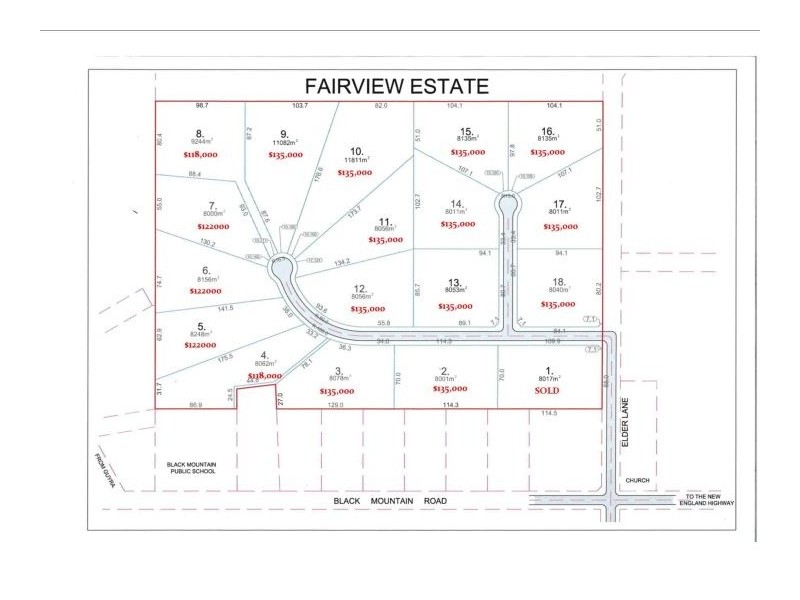 Lot 6 ‘Fairview Black Mountain, Guyra NSW 2365 Floorplan