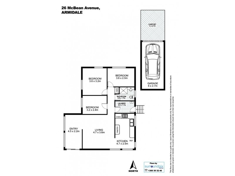 26 McBean Avenue, Armidale NSW 2350 Floorplan