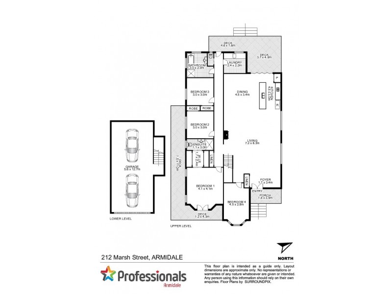 212 Marsh Street, Armidale NSW 2350 Floorplan