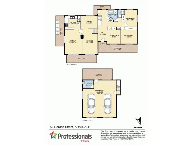 52 Gordon Street, Armidale NSW 2350 Floorplan