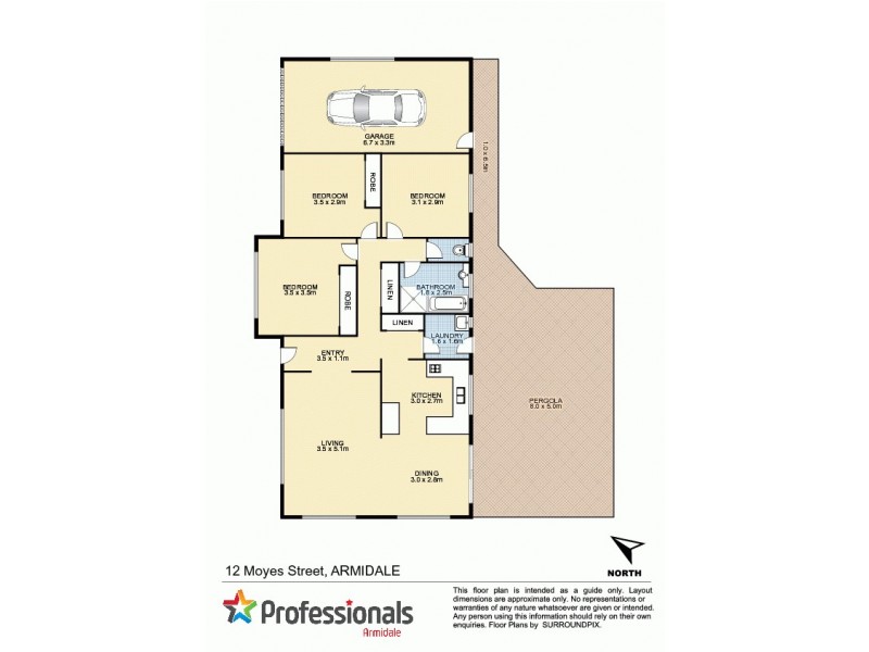 12 Moyes Street, Armidale NSW 2350 Floorplan