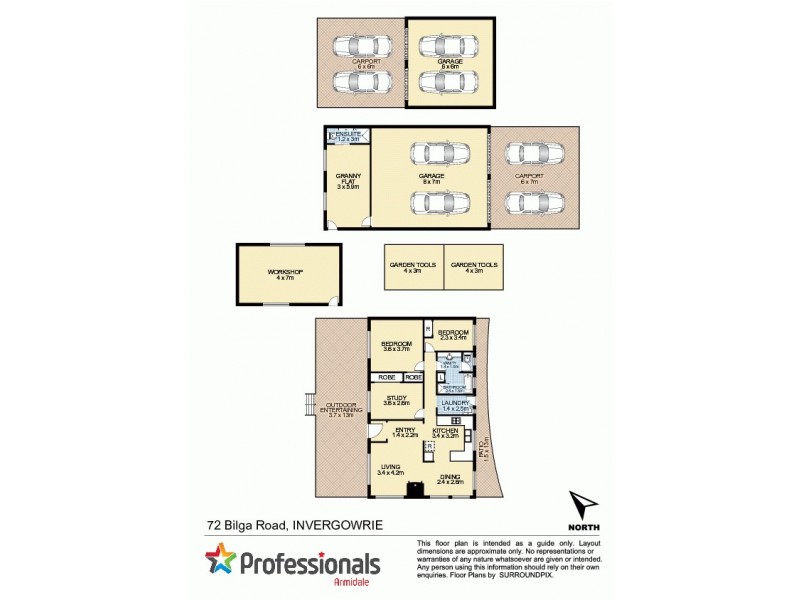 72 Bilga Road, Armidale NSW 2350 Floorplan