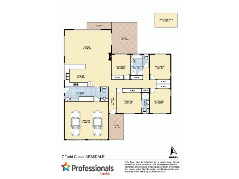 7 Todd Close, Armidale NSW 2350 Floorplan