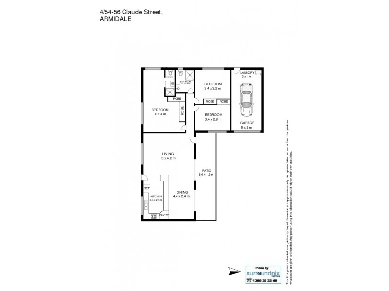 4/54-56 Claude Street, Armidale NSW 2350 Floorplan
