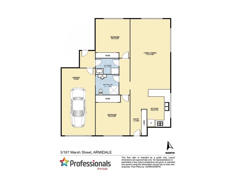 3/167 Marsh Street, Armidale NSW 2350 Floorplan