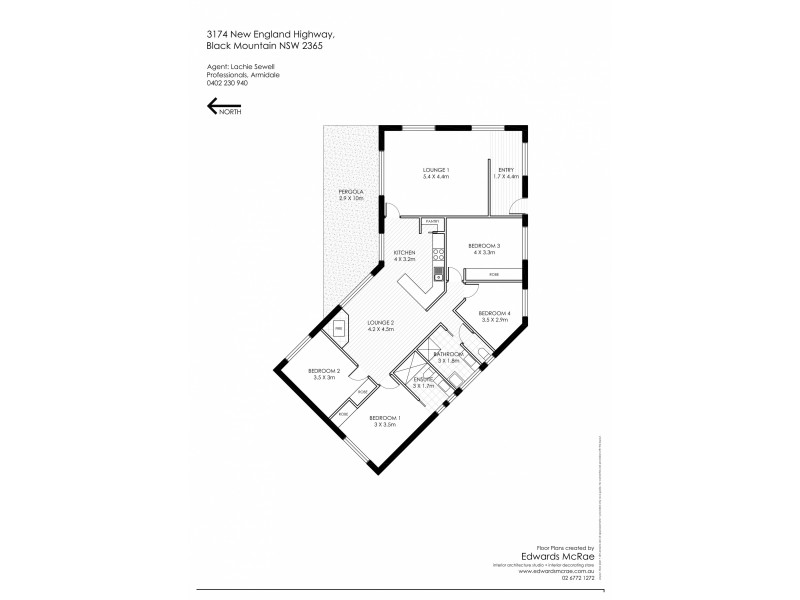 3174 New England Highway, Black Mountain NSW 2365 Floorplan