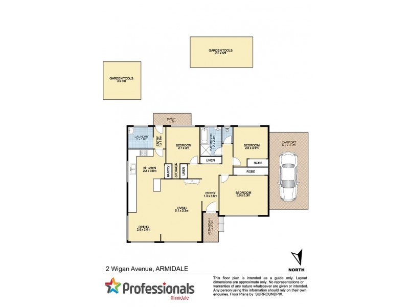 2 Wigan Avenue, Armidale NSW 2350 Floorplan
