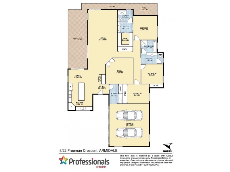 8/22 Freeman Crescent, Armidale NSW 2350 Floorplan