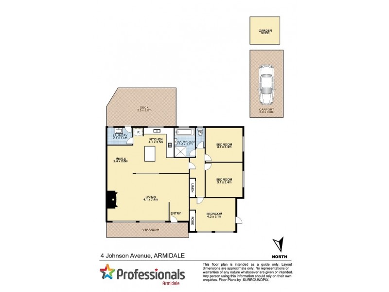 4 Johnson Avenue, Armidale NSW 2350 Floorplan