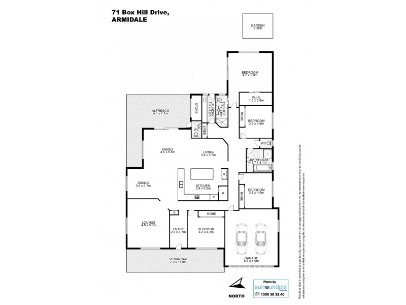 71 Box Hill Drive, Armidale NSW 2350 Floorplan