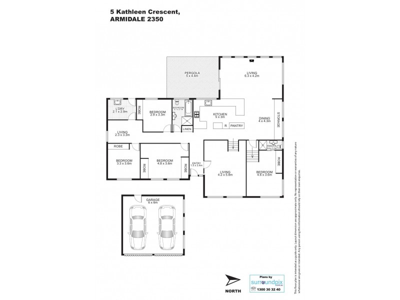 5 Kathleen Crescent, Armidale NSW 2350 Floorplan