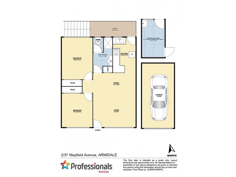 2/37 Mayfield Avenue, Armidale NSW 2350 Floorplan