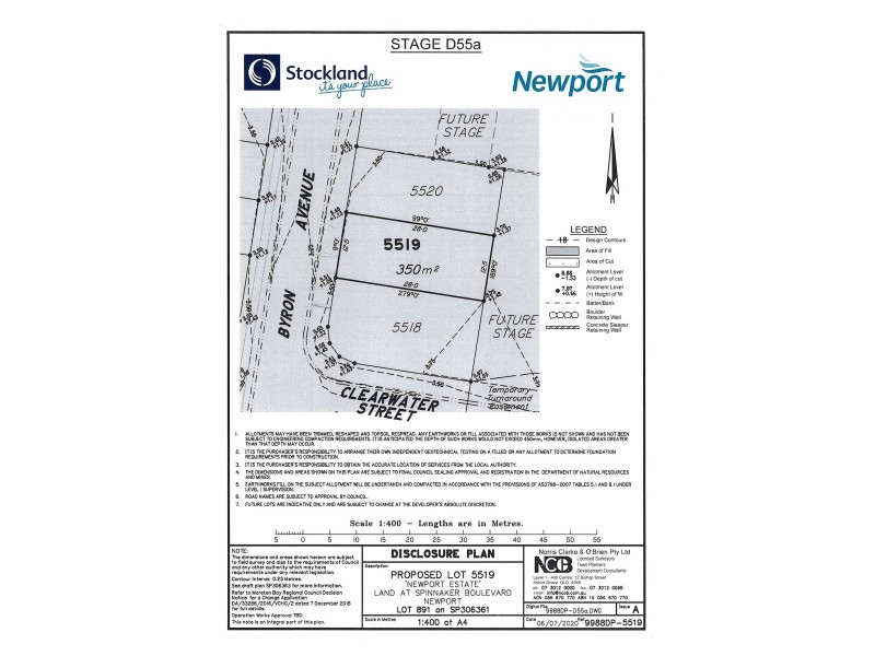5519/40 Byron Avenue, Newport QLD 4020 Floorplan