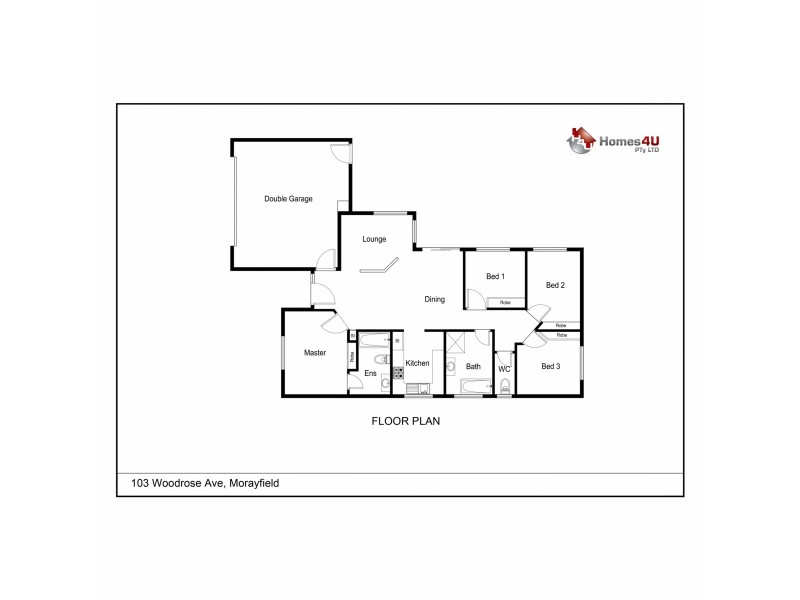 103 Woodrose Road, Morayfield QLD 4506 Floorplan