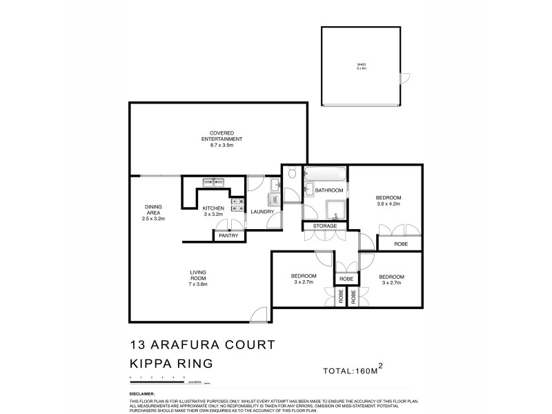 13 Arafura Court, Kippa-ring QLD 4021 Floorplan