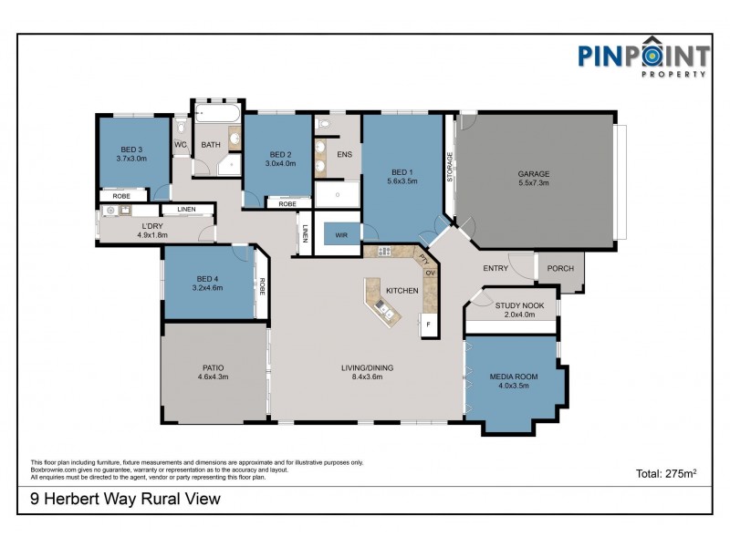 9 Herbert Way, Rural View QLD 4740 Floorplan