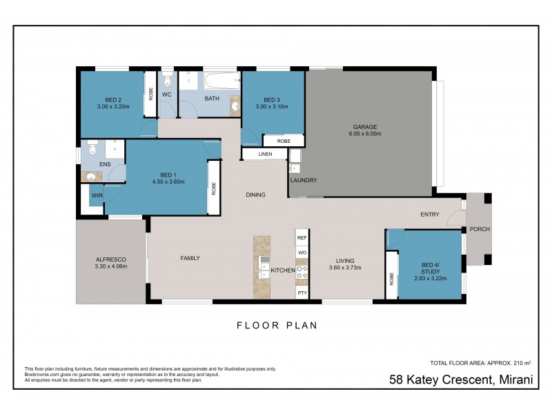 58 Katey Crescent, Mirani QLD 4754 Floorplan